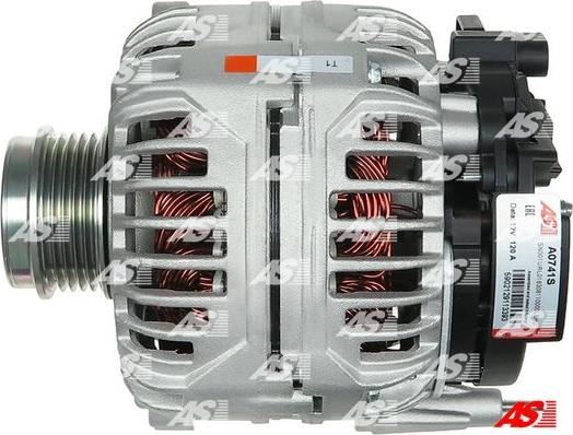 AS-PL A0741S - Alternatore www.qualy.parts