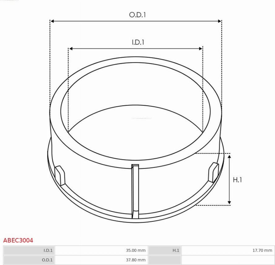 AS-PL ABEC3004 - Cappuccio protettivo, Alternatore www.qualy.parts