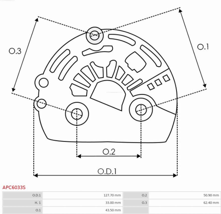AS-PL APC6033S - Cappuccio protettivo, Alternatore www.qualy.parts