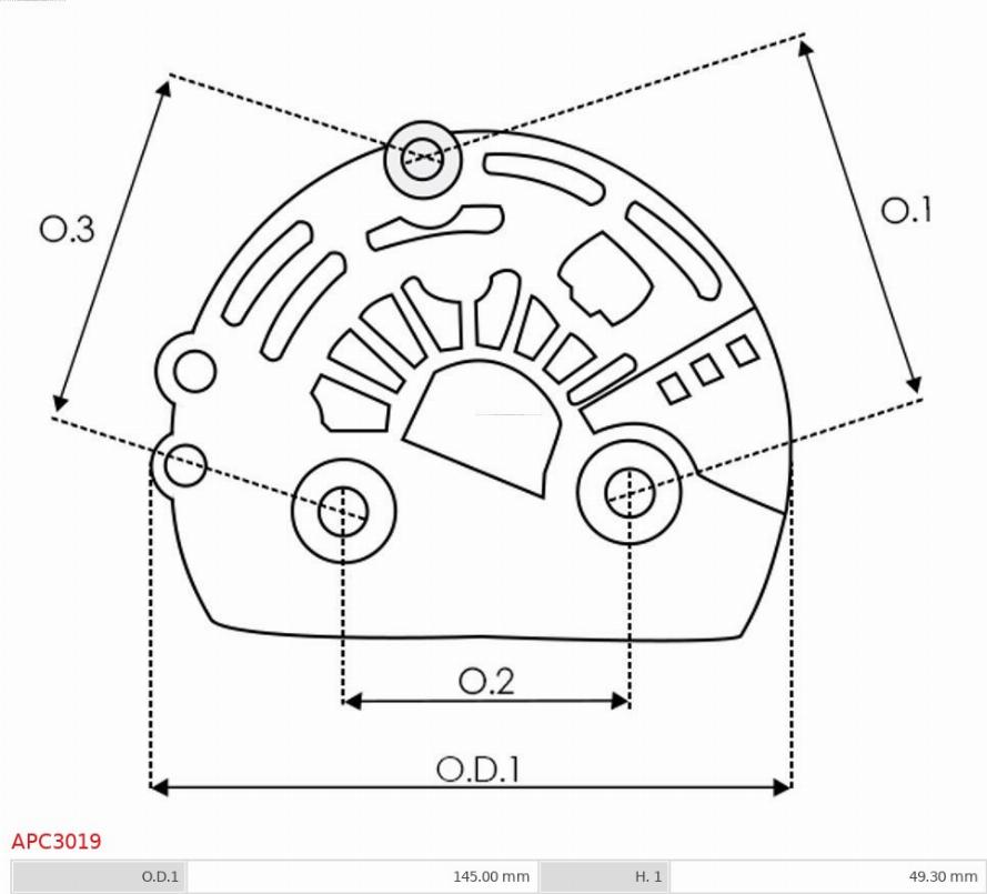 AS-PL APC3019 - Cappuccio protettivo, Alternatore www.qualy.parts