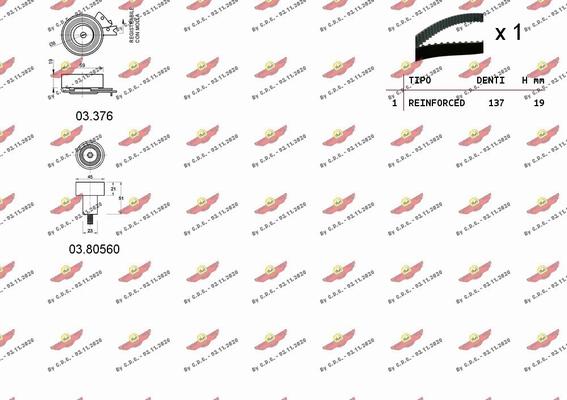 Autokit 04.5465 - Kit cinghie dentate www.qualy.parts