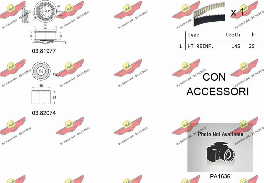 Autokit 04.5370PA - Pompa acqua + Kit cinghie dentate www.qualy.parts