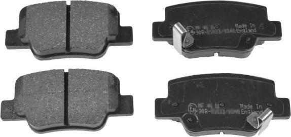 Blue Print ADT342184 - Kit pastiglie freno, Freno a disco www.qualy.parts