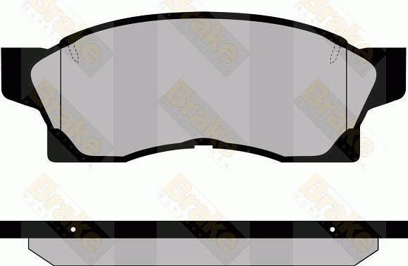 Japanparts PA-258AF - Kit pastiglie freno, Freno a disco www.qualy.parts