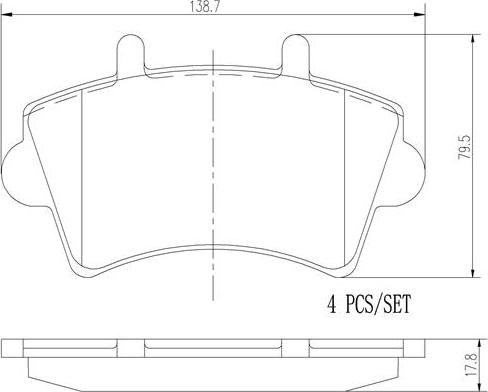 Brembo P59039N - Kit pastiglie freno, Freno a disco www.qualy.parts