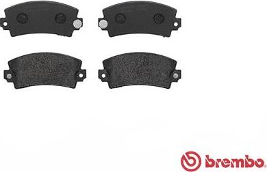 Brembo P 68 004 - Kit pastiglie freno, Freno a disco www.qualy.parts
