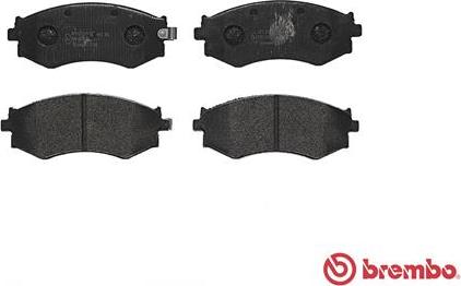 Brembo P 30 002 - Kit pastiglie freno, Freno a disco www.qualy.parts