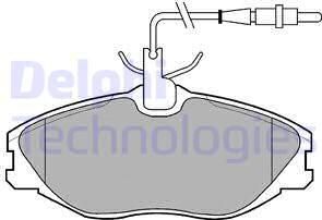 Delphi LP986 - Kit pastiglie freno, Freno a disco www.qualy.parts