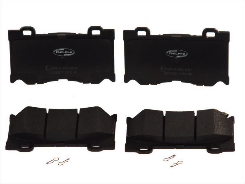 Delphi LP2156 - Kit pastiglie freno, Freno a disco www.qualy.parts