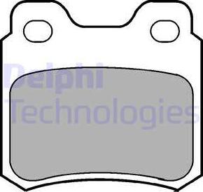 Delphi LP713 - Kit pastiglie freno, Freno a disco www.qualy.parts