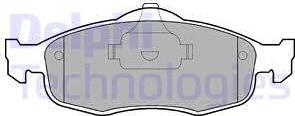 Delphi LP782 - Kit pastiglie freno, Freno a disco www.qualy.parts