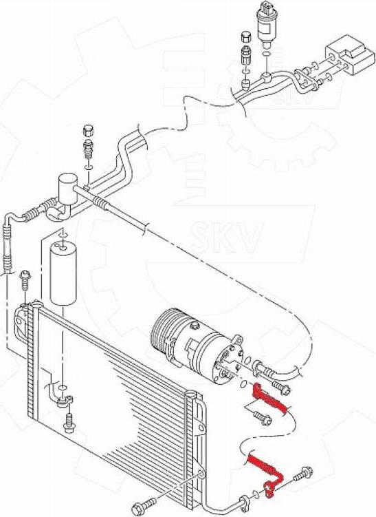 Esen SKV 43SKV558 - Condotto d. bassa / alta pressione, Climatizzatore www.qualy.parts