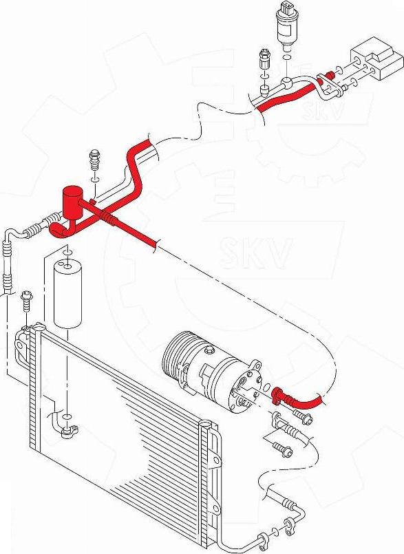 Esen SKV 43SKV561 - Condotto d. bassa / alta pressione, Climatizzatore www.qualy.parts