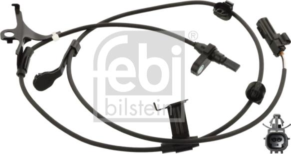 Febi Bilstein 107184 - Sensore, N° giri ruota www.qualy.parts