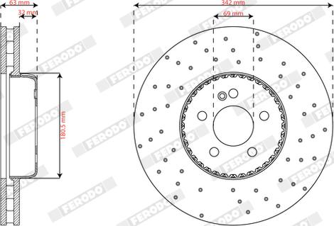 Ferodo DDF3060VC-1 - Discofreno www.qualy.parts