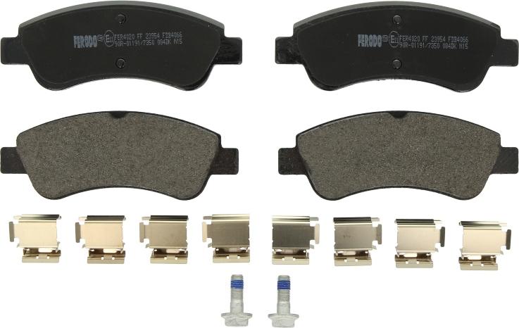 Ferodo FDB4066 - Kit pastiglie freno, Freno a disco www.qualy.parts
