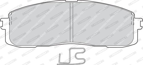Ferodo FDB477 - Kit pastiglie freno, Freno a disco www.qualy.parts