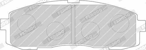 Ferodo FDB526 - Kit pastiglie freno, Freno a disco www.qualy.parts