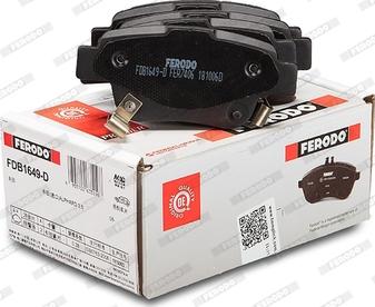 Ferodo FDB1649-D - Kit pastiglie freno, Freno a disco www.qualy.parts