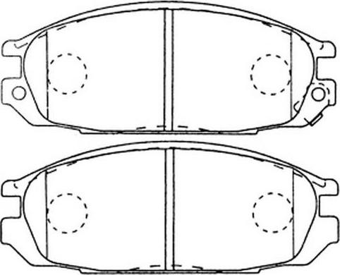 NK 222213 - Kit pastiglie freno, Freno a disco www.qualy.parts