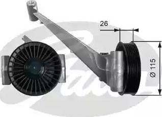 GATES T36463 - Galoppino / Guidacinghia, Cinghia Poly-V www.qualy.parts