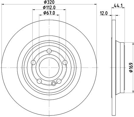 HELLA 8DD 355 133-451 - Discofreno www.qualy.parts