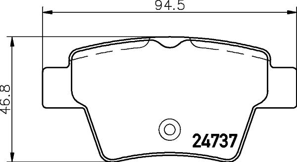 HELLA 8DB 355 013-851 - Kit pastiglie freno, Freno a disco www.qualy.parts