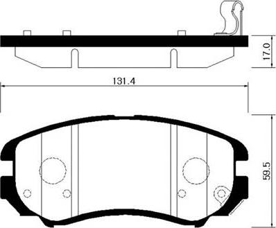 Remsa 0953.02 - Kit pastiglie freno, Freno a disco www.qualy.parts