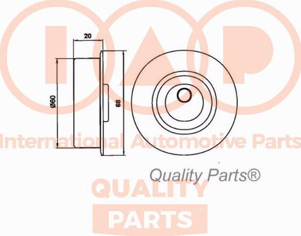 IAP 12712054 - Rullo tenditore, Cinghia dentata www.qualy.parts