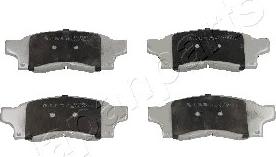 Japanparts PA-258AF - Kit pastiglie freno, Freno a disco www.qualy.parts