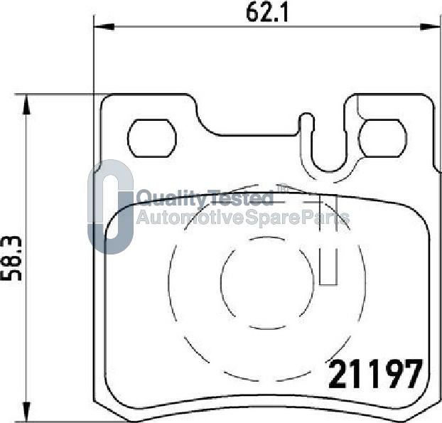 Japanparts PP0502JM - Kit pastiglie freno, Freno a disco www.qualy.parts