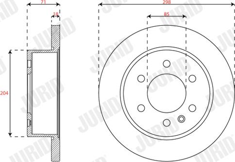 Jurid 563673J - Discofreno www.qualy.parts
