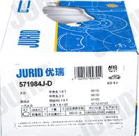 Jurid 571984J-D - Kit pastiglie freno, Freno a disco www.qualy.parts