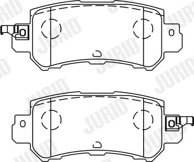 Jurid 573450J - Kit pastiglie freno, Freno a disco www.qualy.parts