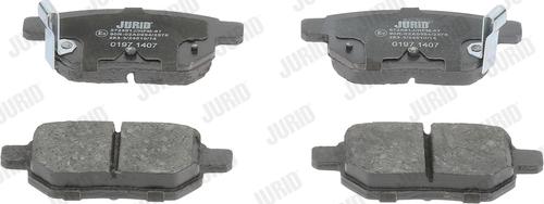 Jurid 572591J - Kit pastiglie freno, Freno a disco www.qualy.parts