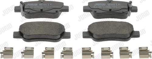 Jurid 572627JC - Kit pastiglie freno, Freno a disco www.qualy.parts