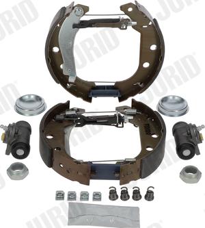 Jurid 381362J - Kit ganasce freno www.qualy.parts