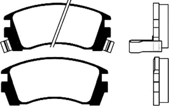 HELLA 8DB 355 027-261 - Kit pastiglie freno, Freno a disco www.qualy.parts