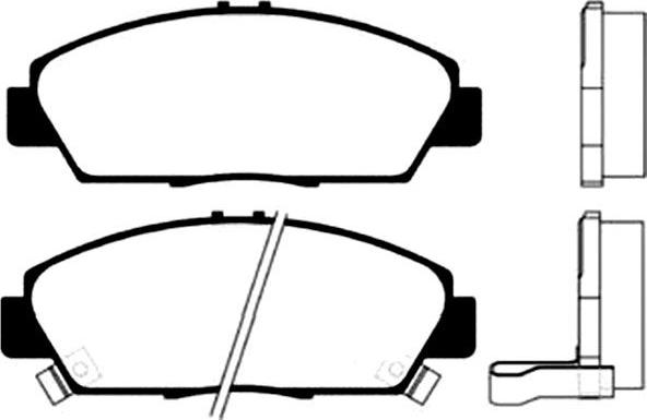 Japanparts PA-493AF - Kit pastiglie freno, Freno a disco www.qualy.parts