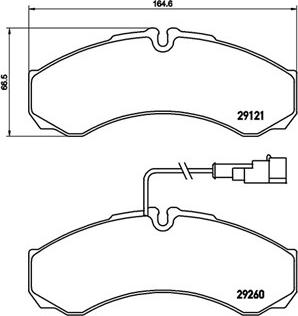 Remsa 0651.32 - Kit pastiglie freno, Freno a disco www.qualy.parts