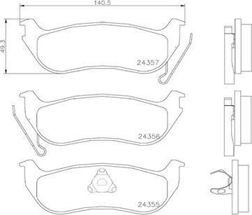 Magneti Marelli 363700437009 - Kit pastiglie freno, Freno a disco www.qualy.parts