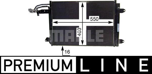 MAHLE AC 324 000P - Condensatore, Climatizzatore www.qualy.parts