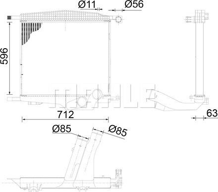 MAHLE CI 104 000S - Intercooler www.qualy.parts