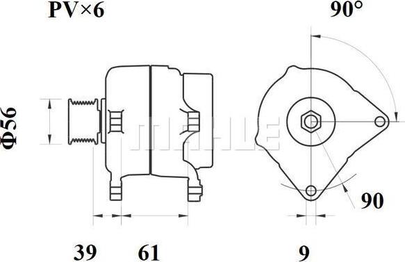 MAHLE MG 1089 - Alternatore www.qualy.parts