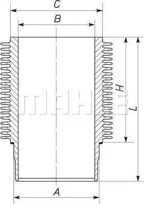 MAHLE 101 WR 23 01 - Canna cilindro www.qualy.parts