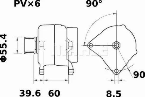 MAHLE MG 64 - Alternatore www.qualy.parts
