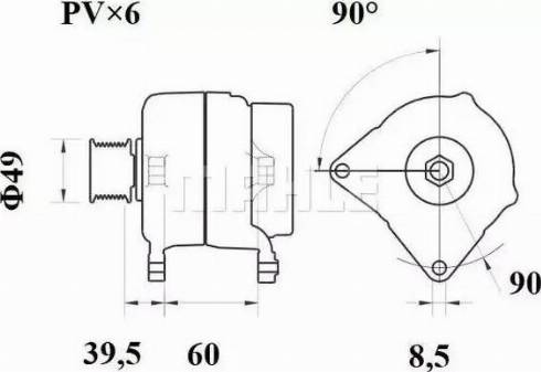 MAHLE MG 276 - Alternatore www.qualy.parts