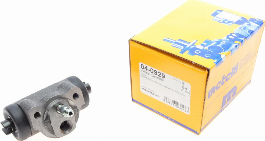 Metelli 04-0929 - Cilindretto freno www.qualy.parts
