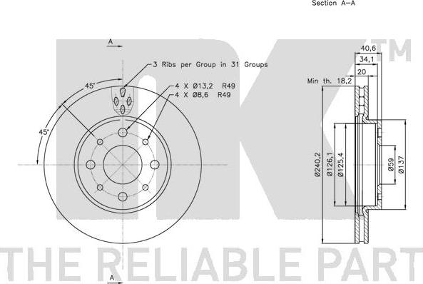 NK 202343 - Discofreno www.qualy.parts