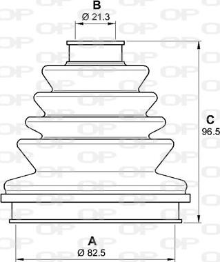 Open Parts SJK7161.00 - Cuffia, Semiasse www.qualy.parts